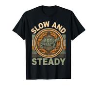 Patience Tortue Lente et Stable T-Shirt Graphique avec Valeur