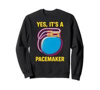 Patient Cardiaque Oui, C'est Un stimulateur Cardiaque, Amusant, Les Hommes se Portent Bien Sweatshirt