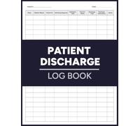 Patient Discharge Log Book: Hospital and Clinic Patient Release Records