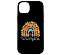 Patient Sitter Leopard Rainbow Health Care Doctor Work Coque pour iPhone 14 Plus