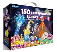 PATIFEED 150 Expériences Scientifique Chimie Enfants, Activités Laboratoire, Kits Éducatifs et Jeux Science, Éruptions Volcanique, Idées de Cadeaux d'anniversaire pour Garçons et Filles
