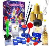 PATIFEED Kit de Magie, Set de Magie avec Instructions pour Chaque Tour à Réaliser, Jouets Cadeaux pour Les Enfants de 6 7 8 9 10 11 12 Ans