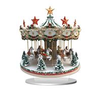 Patifirst 20cm Decor Noël Carrousel, 2D Carrousel De Table, Noël Decoration Village, Maison De Village De Noëls, Destiné À L'Intérieur Pendant Les Fêtes pour Salon Chambre Cuisine Bureau