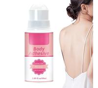 Patifirst Adhésif Corporel Roll-On,Adhésif Cutané pour Textiles | Ruban Liquide Invisible pour Chaussettes Bretelles Manches Perruques Soutiens-gorge Costumes Justaucorps