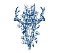 Patifirst Autocollants d'art corporel, décalcomanies du corps semi-permanentes | Autocollants à bras semi-permanentes à l'épreuve de sueur | Décorations polyvalentes, décalcomanies corporelles