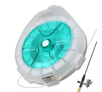 Patifirst Bobines de Ligne de Pêche | Boîte d'Enroulement de Ligne avec Coupeur - Accessoires Portables pour pêcheurs pour extérieur en Eau Douce et Eau salée, ruisseaux, étangs, Lacs et rivières