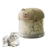 Patifirst Boîte De Stockage Pour Friandises À Chien, Récipients à Couvercle pour Animaux de Compagnie, Organisateur Alimentaire Portable Décoratif pour Céréales, Riz, Farine, Voyage