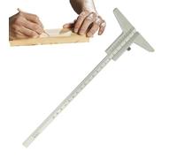 Patifirst Calibres Pour Mesurer | d'Aluminium Règle de Mesure pour Bricolage et Menuiserie | Jauge de Mesure Menuisiers - pour Électronique Ménager Moules Automobile