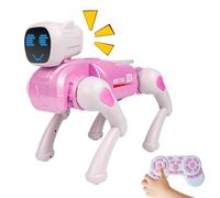 Patifirst Chiot Robot | Contrôle par Application et Voix Jouets Éducatifs Réalistes | Chiens Robotiques Intelligents Qui Marchent Animaux De Compagnie,pour Maison Voyage Jardin Intérieur Salle De