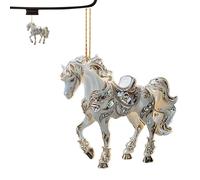 Patifirst Décorations de Cheval pour Sapin de Noël | Figurine Pendentif Attrape-Soleil En Acrylique 2D - Ornements De Noël En Forme De Cheval | Pour Décoration De Maison De Fêtes Sur Table Mur Fenêtre