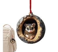 Patifirst Décorations Murales Animaux Réalistes - Ornements Mignons en Acrylique 2D pour Arbre et Décoration | Décoration Portable Colorée pour Arbre Téléphone Voiture Mur Maison Amis et Famille