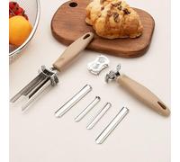 Patifirst Dénoyauteur Pour Cerises | Outil En Acier Inoxydable Pour Poires,Accessoire Multifonction De Cuisine, Épluche-Légumes Pratique,Pour Pommes De Terre Cerises Dattes Tomates