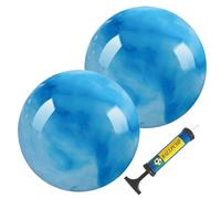 Patifirst Grosse Balle Rebondissante | Ballon Géant Gonflable 23 cm avec Pompe à Air,Idéale pour Anniversaire adeaux, Exercice, Plein Air, Terrain de Jeu, Sport, École, Vacances - pour Le