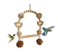 Patifirst Jouets pour Perruches | Perchoir Debout en Bois | Perchoir pour Oiseaux et Jouets pour Perruches | pour Calopsittes Inséparables Perroquets Gris d'Afrique