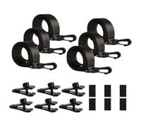 Patifirst Kit De Sangles pour Couverture Solaire De Piscine,Kit de Fixation pour Enrouleur de Bâche - Fixation Robuste Installation Facile Accessoires De Lanière Au Sol pour Usage Domestique Hôtel