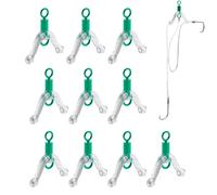 Patifirst Outil de Bifurcation de l'espace de Fil de pêche, bifurcateur de Fil de pêche | 10x séparateurs de sous-Fils de pêche à Un Crochet Double | Contacteur pivotant en Forme de Y, Accessoires de