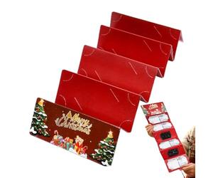 Patifirst Porte-Billets De Noël - Porte-Argent Commémoratif avec Enveloppe - Organisateur de Cartes d'anniversaire | pour Adultes Garçons Filles Noël Vacances Anniversaire Fête Scolaire