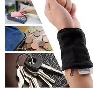 Patifirst Porte-Monnaie de Poignet pour Femmes,Poche Brassard à Fermeture Éclair | Bracelet Anti-Transpiration pour Hommes et Femmes - Course Randonnée Escalade Hommes