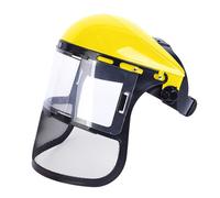 Patifirst Protection Visage Débroussailleuse, Casque De Sécurité Pour Tronçonneuse, Casque De Protection Pour Débroussailleuse, Écran De Protection Faciale Pour Tondeuse Et Brushcutting