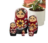 Patifirst Russe | s Russes Gigognes Artisanales - Décoration Maison pour Chambre Enfant Cheminée Fête Table Salle Séjour Entrée