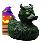 Patifirst Statue Canard Extérieur Résine - Canards Décoratifs d'halloween | Ornement Bureau Décoration Collectionneurs Étagère Séjour Entrée Appartement