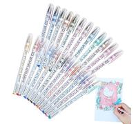 Patifirst Stylos À Gel Acrylique Pour Peinture - Stylos Gel Acrylique Pour Le Coloriage - Marqueurs Dessin Aquarelle pour Papier Bois Cartes Pierre Toile Art Décoratif