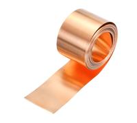 PATIKIL 0.2mm x 30mm x 2500mm Rouleau Feuille Cuivre, Bande Cuivre Pure à 99.9% Plaque Métallique Pour Projet DIY Joyaux Réparation Électrique
