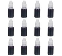 PATIKIL 0.33oz Recharge Encre Pour Tampons Et coussins D'Encre, 12Pcs 10ml Recharge Encre Pour Tampon Bureau Tampon Auto-Encreur Tampon Date Scrapbooking, Violet