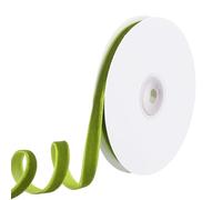 PATIKIL 0.35 pouce x 10 Yards Velours Rubans, Simple Face ancien Velours Rubans Bobine Parfait pour décoration Cadeau DIY Emballage Artisanat Mariage Cheveux Noeud, Herbe Vert