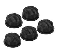 PATIKIL 0,59" LED Lampe Poche Commutateur Capuchon, 5 Pcs Silicone Souple Botte Couverture pour Pression Bouton Interrupteur Électrique Torche Portable Lampes de poche Projet, Noir