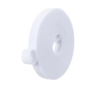 PATIKIL 0,6 pouce x 33 piedsRuban adhésif crochet et boucle, Bandes en nylon double face Attaches câble réutilisables Rouleau Ruban gestion cordon polyvalent pour maison et bureau, Blanc