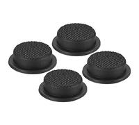 PATIKIL 0,63" LED Lampe Poche Commutateur Cap, 4 Pcs Silicone Couvre-bottes Souple pour Poussez Bouton Commutateur Électrique Torche Portable Lampes Poche Bricolage Projet, Noir