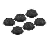 PATIKIL 0.63" LED Lampe Poche Commutateur Cap, 6 Pcs Silicone Couvre-bottes Souple pour Poussez Bouton Commutateur Électrique Torche Portable Lampes Poche Bricolage Projet, Noir