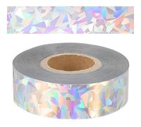 PATIKIL 0,79 Pouce x 400 Pieds Papier de Feuille de Marquage à Chaud, Rouleau de Feuille de Marquage à Chaud pour Transfert de Chaleur pour Cuir DIY Décoration Artisanat, Style Argent 6