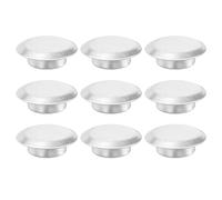 PATIKIL 0.8"/21mm Trou D'Évier De Cuisine, 9 Pcs Couvercle De Trou De Robinet En Acier Inoxydable Plaque De Bouchon De Trou D'Évier De Cuisine Bouchon De Trou De Lavabo Métallique
