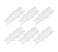 PATIKIL 1/2" à 3/5" 6 Pcs Raccords Tuyau en Plastique à Barbelures, Raccords Tube Réducteur, Adaptateur Tuyau, Jonction d'Union, Kit Raccordement pour Système d'air, Gaz, d'eau, Pompe