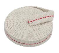 PATIKIL 1/2" Large 6 Pieds Mèche Plate 100% Coton, Mèches Pour Lampe À Huile Avec Couture Rouge Pour Lanterne À Pétrole Brûleur À Huile
