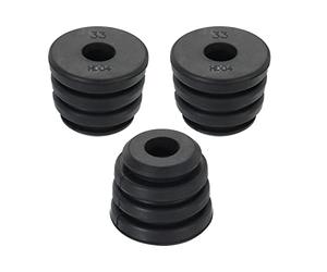 PATIKIL 1.2" x 1" Compresseur Caoutchouc Pieds, 3 Paquet Pied Support Anti Vibration Tampon Rechange pour Climatisateur Réfrigérateur, Noir