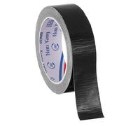 PATIKIL 1.2"x0.007" Ruban de Reliure de Livre, 22 Yard Ruban de Réparation de Reliure de Livre en Tissu Ruban de Reliure de Livre Auto-Adhésif pour la Réparation de Vieux Livres, Noir