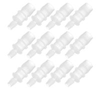 PATIKIL 1/3" à 5/8" 12 Pcs Raccords Tuyau en Plastique, Raccords Tube Réducteur, Adaptateur Tuyau, Kit Joint Raccordement pour Système d'air, Gaz, Eau, Tube d'Aquarium, Pompe