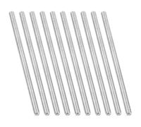 PATIKIL 1/4"-20 UNC Tige Entièrement Filetée en Acier Inoxydable 304, 10Pcs 130mm Longueur Vis Filetée Longue Filetage à Droite Tige Filetée pour Boulons d'Ancrage Colliers Boulons en U