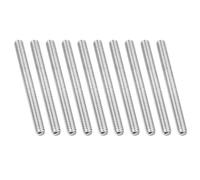 PATIKIL 1/4"-20 UNC Tige Entièrement Filetée en Acier Inoxydable 304, 10Pcs 80mm Longueur Vis Filetée Longue Filetage à Droite Tige Filetée pour Boulons d'Ancrage Colliers Boulons en U