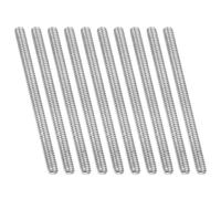 PATIKIL 1/4"-20 UNC Tige Entièrement Filetée en Acier Inoxydable 304, 10Pcs 90mm Longueur Vis Filetée Longue Filetage à Droite Tige Filetée pour Boulons d'Ancrage Colliers Boulons en U