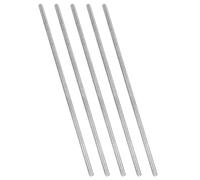 PATIKIL 1/4"-20 UNC Tige Entièrement Filetée en Acier Inoxydable 304, 5Pcs 254mm Longueur Vis Filetée Longue Filetage à Droite Tige Filetée pour Boulons d'Ancrage Colliers Boulons en U