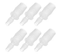 PATIKIL 1/4" à 1/2" 6 Pcs Raccords Tuyau en Plastique, Raccords Tube Réducteur, Adaptateur Tuyau, Joint d'Union, Kit Jonction pour Système d'air, Gaz, Eau, Tube d'Aquarium, Pompe