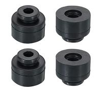 PATIKIL 1.4" x 1.1" Compresseur Caoutchouc Pieds, 4 Paquet Pied Support Anti Vibration Tampon Rechange pour Climatisateur Réfrigérateur, Noir