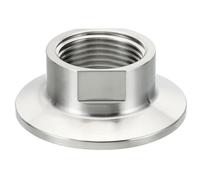 PATIKIL 1.5 pouce TC Tri Colliers Adaptateur, Tri-Trèfle Raccords vers NPT 3/4" Femelle Filetage Adaptateur 304 Inox Acier pour Alimentation Boisson Laiterie Application