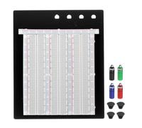 PATIKIL 1 Ensemble Breadboard, Breadboard Sans Soudure Grand Breadboard 2390 Points De Connexion Prototype PCB Bread Board Kit Electronique Plaques