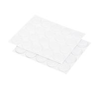 PATIKIL 1 Pouce Artisanat Bouteille Capuchons Résine Bouchons, 40 Paquet Transparent Rond Artisanat Bouteille Capuchon Pendentif Dôme Bouchons Transparent