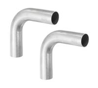 PATIKIL 1 Pouce OD Crosse en Acier Inoxydable 201, 2Pcs Raccord de Tuyau Coudé à 90 Degrés, Soudage Par Soudure à la Sueur, Connexion pour Main Courante